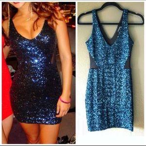 Bebe Sequin Dress